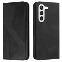 Business Style Samsung Galaxy S23 5G Wallet Case - Black