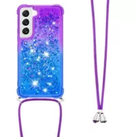 Quicksand Series Samsung Galaxy S23 5G TPU Case - Purple / Blue