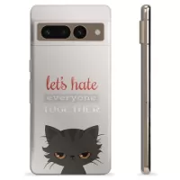 Google Pixel 7 Pro TPU Case - Angry Cat