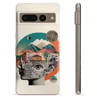 Google Pixel 7 Pro TPU Case - Abstract Collage