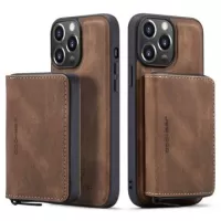 Jeehood Detachable 2-in-1 iPhone 14 Pro Case with Wallet - Brown