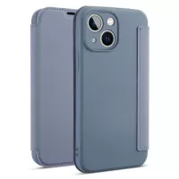 Slim Style iPhone 14 Plus Flip Case - Grey