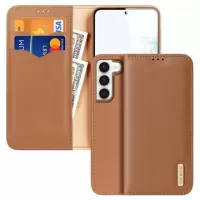 Dux Ducis Hivo Samsung Galaxy S23 5G Wallet Leather Case - Brown