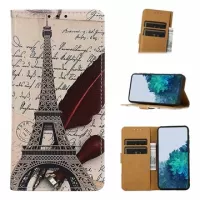 Glam Series Nokia C31 Wallet Case - Eiffel Tower