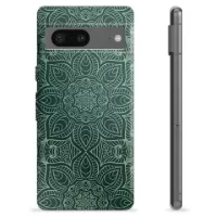 Google Pixel 7 TPU Case - Green Mandala