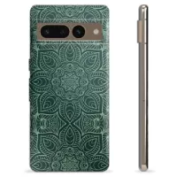 Google Pixel 7 Pro TPU Case - Green Mandala