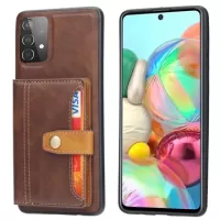 Samsung Galaxy A53 5G Retro Style Case with Wallet - Brown