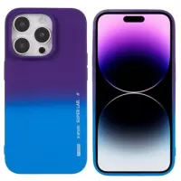 X-Level Rainbow iPhone 14 Pro TPU Case - Blue / Purple