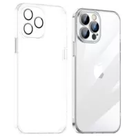 Sulada Crystal Steel iPhone 14 Pro Max Hybrid Case - Transparent
