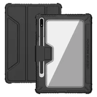 Nillkin Bumper Samsung Galaxy Tab S8 Smart Folio Case - Black / Transparent