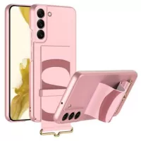 GKK Hand Strap Samsung Galaxy S22+ 5G Hybrid Case - Pink