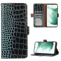 Crocodile Series Samsung Galaxy A53 5G Wallet Leather Case with RFID - Green