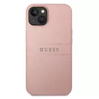 Guess Saffiano iPhone 14 Hybrid Case - Pink
