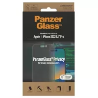 PanzerGlass Ultra-Wide Fit Privacy iPhone 14 Pro Screen Protector - Black