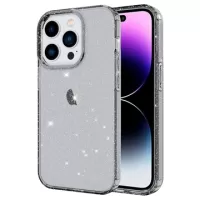 Stylish Glitter Series iPhone 14 Pro Max TPU Case - Black
