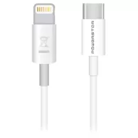 Powerstar USB-C / Lightning Cable - 1m - White