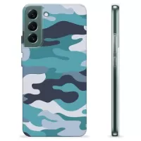 Samsung Galaxy S22+ 5G TPU Case - Blue Camouflage