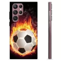 Samsung Galaxy S22 Ultra 5G TPU Case - Football Flame