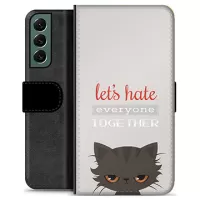 Samsung Galaxy S22+ 5G Premium Wallet Case - Angry Cat
