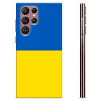Samsung Galaxy S22 Ultra 5G TPU Case Ukrainian Flag - Yellow and Light Blue