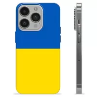 iPhone 14 Pro TPU Case Ukrainian Flag - Yellow and Light Blue