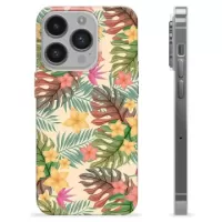 iPhone 14 Pro TPU Case - Pink Flowers