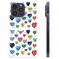 iPhone 14 Pro Max TPU Case - Hearts