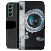 Samsung Galaxy S22+ 5G Premium Wallet Case - Retro Camera