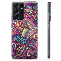 Samsung Galaxy S21 Ultra TPU Case - Abstract Flowers