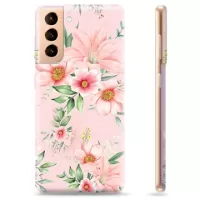 Samsung Galaxy S21+ 5G TPU Case - Watercolor Flowers