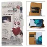 Glam Series Samsung Galaxy A04 Wallet Case - Cat