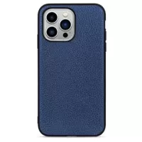 Elegant iPhone 14 Pro Max Leather Case - Blue