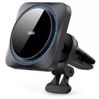 ESR HaloLock CryoBoost iPhone 12/13/14 Wireless Car Charger - Black