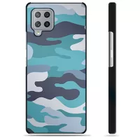 Samsung Galaxy A42 5G Protective Cover - Blue Camouflage