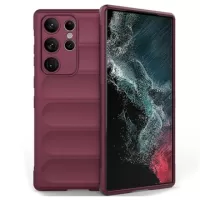 Rugged Series Samsung Galaxy S23 Ultra 5G TPU Case - Wine Red