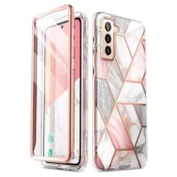 Supcase Cosmo Samsung Galaxy S22 5G Hybrid Case - Pink Marble
