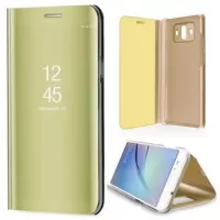 Huawei Mate 10 Luxury Mirror View Flip Case - Gold