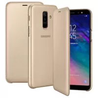 Samsung Galaxy A6+ (2018) Wallet Cover EF-WA605CFEGWW - Gold
