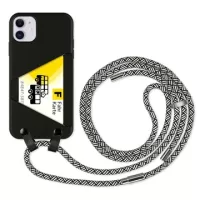 Artwizz HangOn iPhone 11 TPU Case with Strap - Black / Zebra