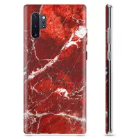 Samsung Galaxy Note10+ TPU Case - Red Marble
