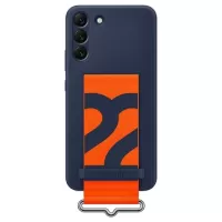 Samsung Galaxy S22+ 5G Silicone Cover with Strap EF-GS906TNEGWW - Navy