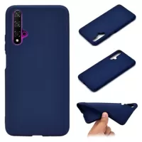 Huawei Nova 5T, Honor 20/20S Silicone Case - Flexible and Matte - Dark Blue