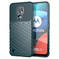 Thunder Series Motorola Moto E7 TPU Case - Green