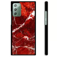 Samsung Galaxy Note20 Protective Cover - Red Marble