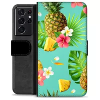 Samsung Galaxy S21 Ultra 5G Premium Wallet Case - Summer