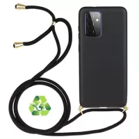 Saii Eco Line Samsung Galaxy A72 5G Case with Strap - Black