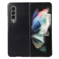 Elegant Samsung Galaxy Z Fold4 Leather Case - Black