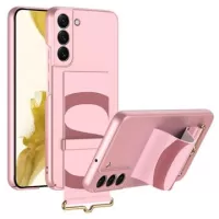GKK Hand Strap Samsung Galaxy S22 5G Hybrid Case - Pink