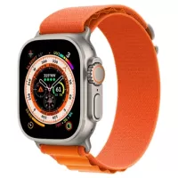 Apple Watch Ultra/8/SE (2022)/7/SE/6/5/4 Alpine Loop MQDY3ZM/A - 49mm, 45mm, 44mm - S - Orange