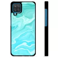 Samsung Galaxy A12 Protective Cover - Blue Marble